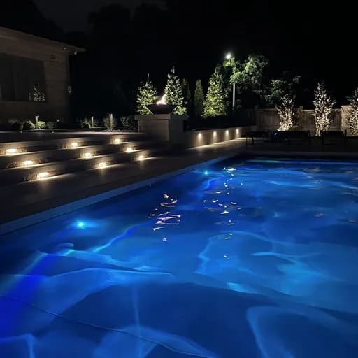 چراغ‌های استخری و آبی